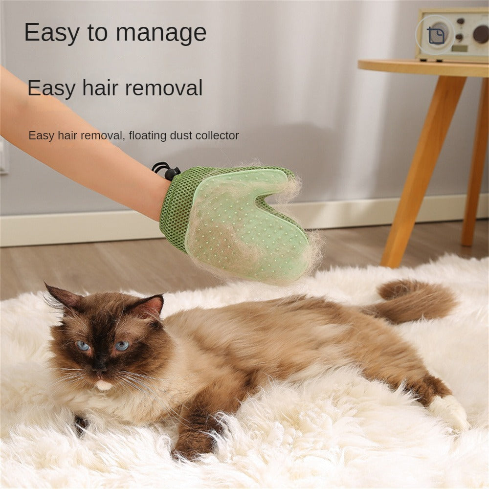 Pet, Groom, and Bond—All with One Glove!