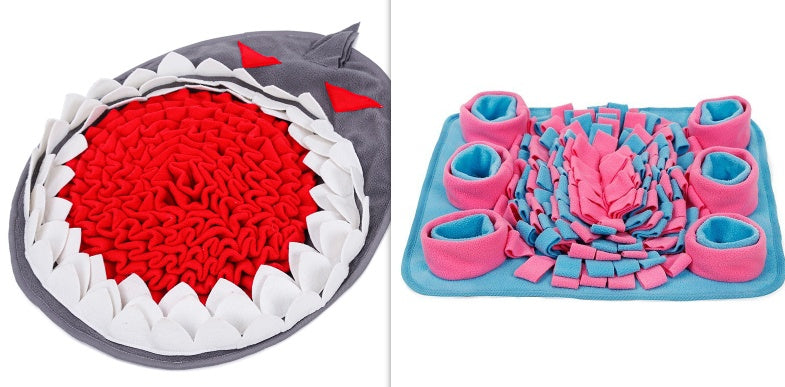 Dog Sniffing Mat Dog Puzzle Toy Pet Snack Feeding Mat Boring Interactive Game Training Blanket Snuffle Feeding Training Mat!